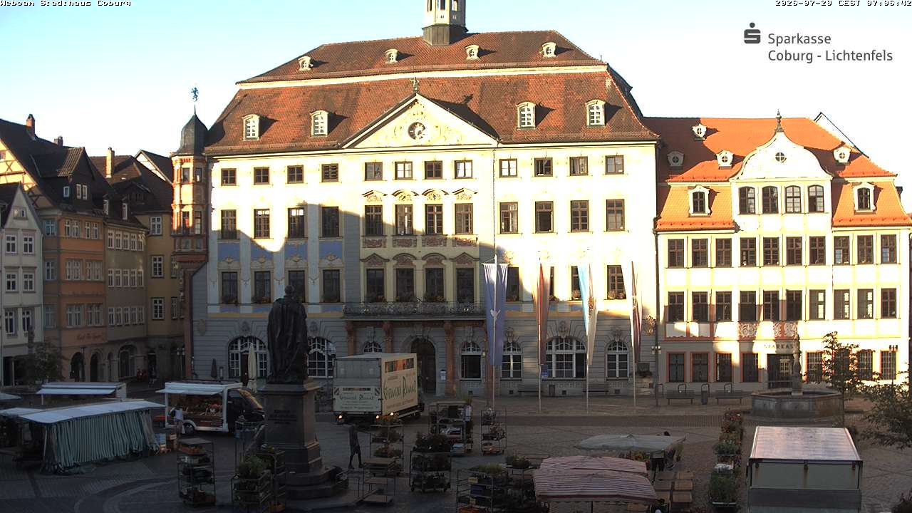 Archiv Foto Webcam Stadthaus Coburg