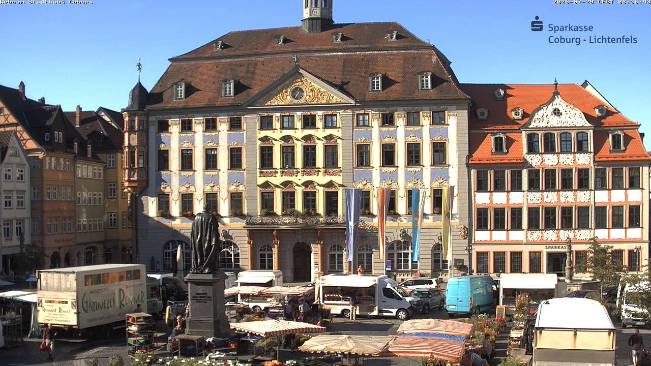 Archiv Foto Webcam Stadthaus Coburg