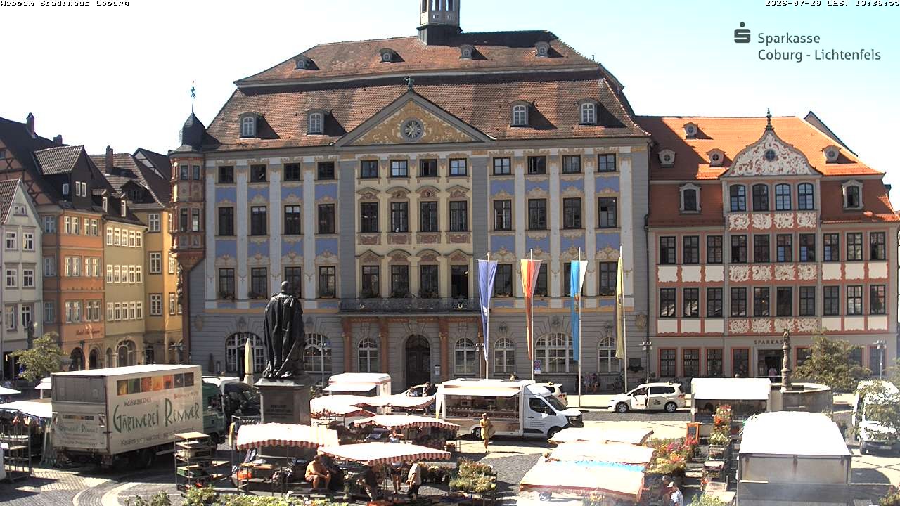 Archiv Foto Webcam Stadthaus Coburg