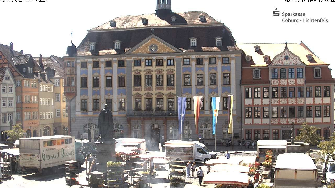 Archiv Foto Webcam Stadthaus Coburg