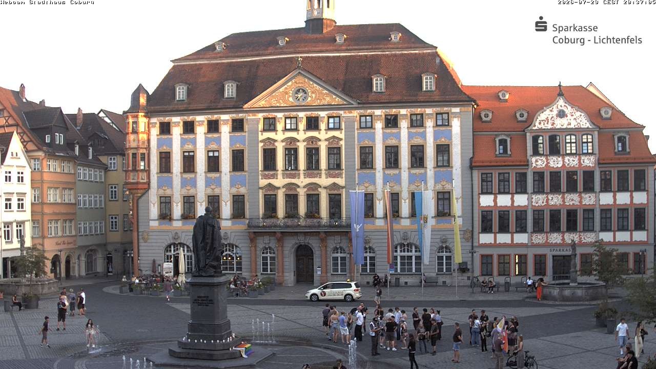 Archiv Foto Webcam Stadthaus Coburg