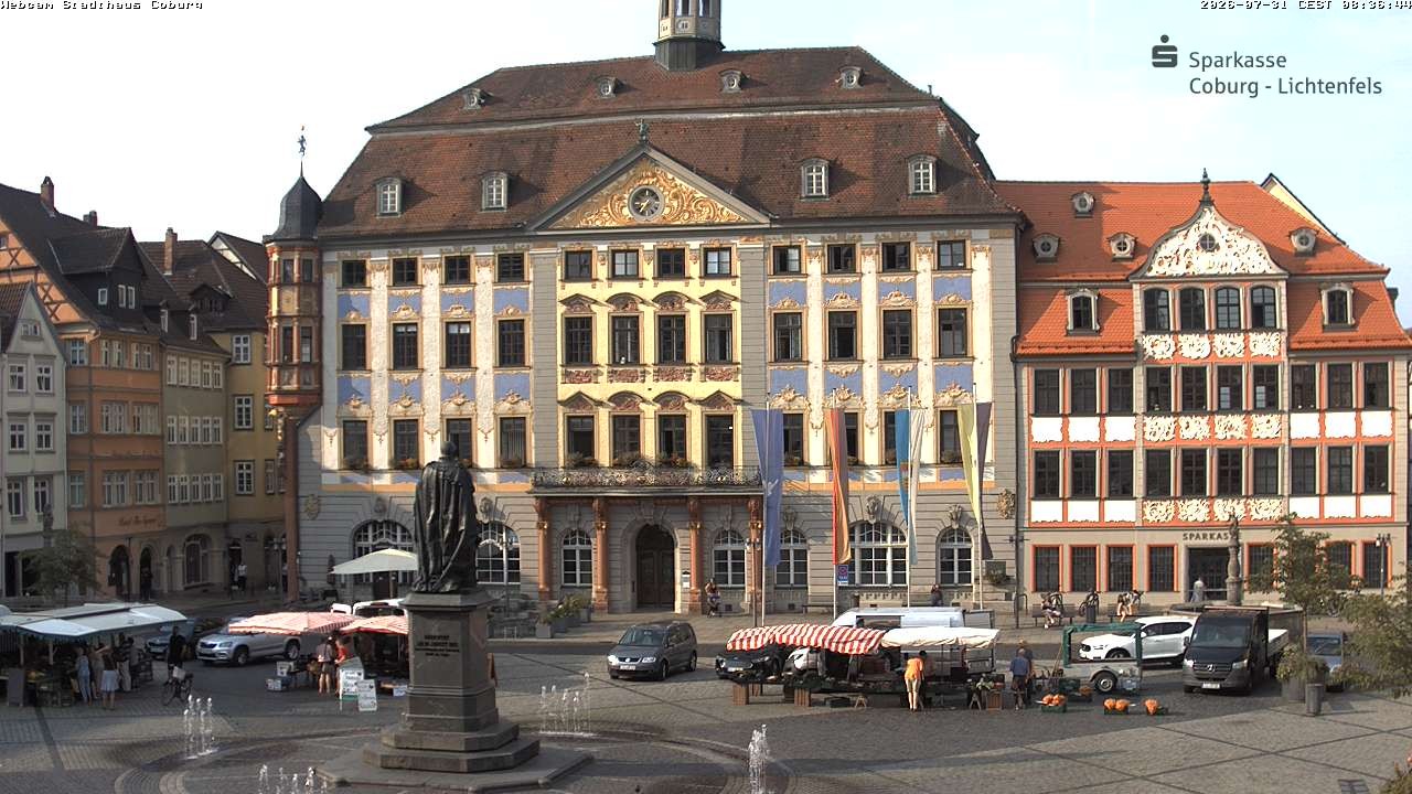Archiv Foto Webcam Stadthaus Coburg