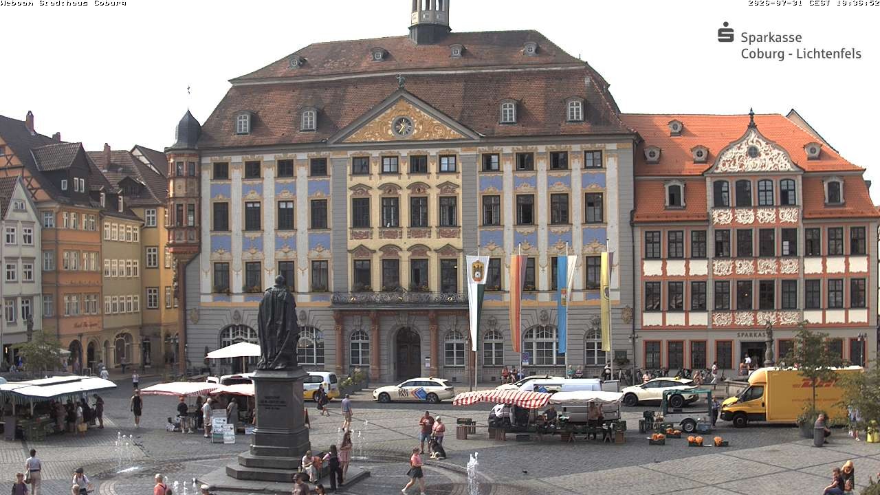 Archiv Foto Webcam Stadthaus Coburg