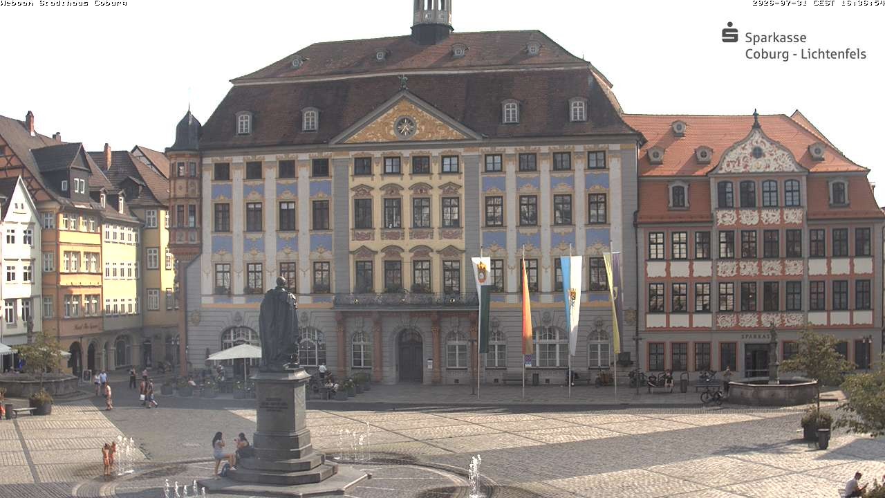 Archiv Foto Webcam Stadthaus Coburg