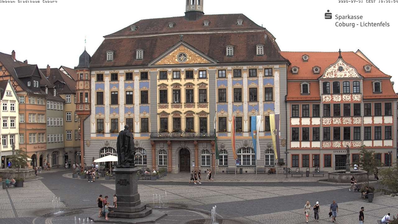 Archiv Foto Webcam Stadthaus Coburg
