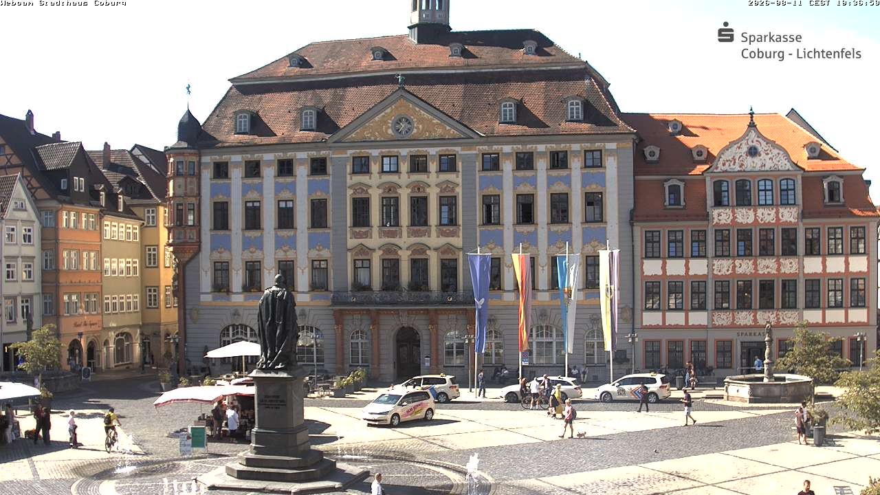 Archiv Foto Webcam Stadthaus Coburg