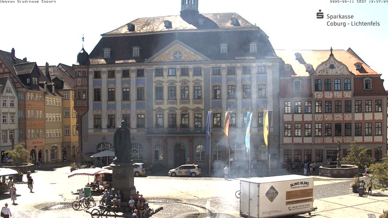 Archiv Foto Webcam Stadthaus Coburg