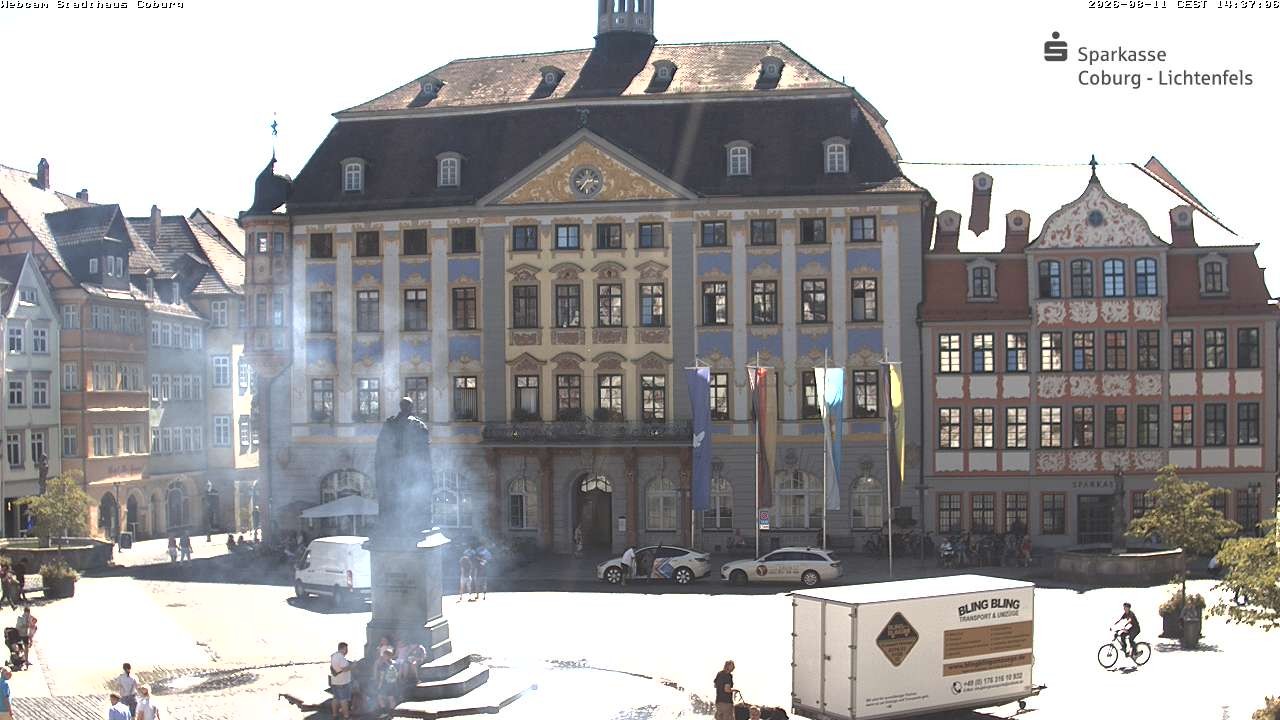 Archiv Foto Webcam Stadthaus Coburg