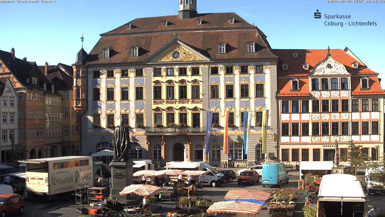 Archiv Foto Webcam Stadthaus Coburg