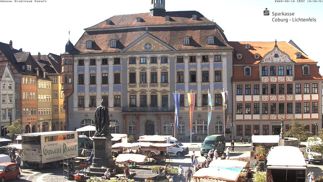 Archiv Foto Webcam Stadthaus Coburg