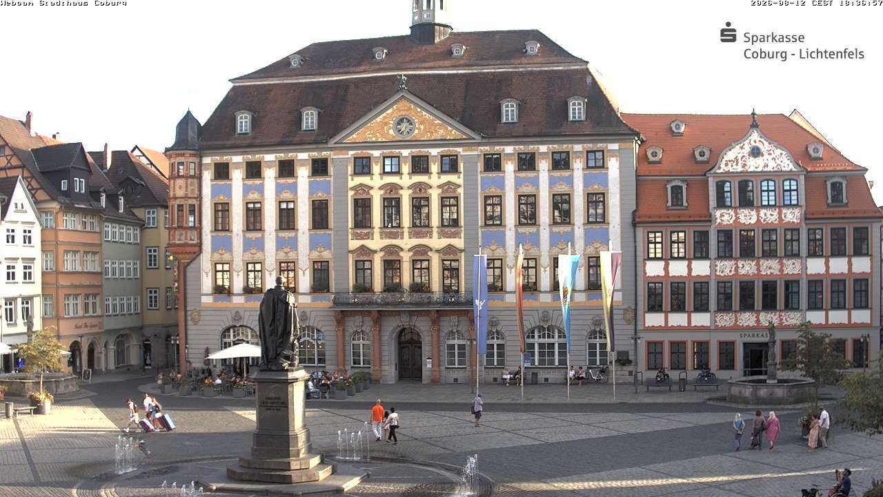 Archiv Foto Webcam Stadthaus Coburg
