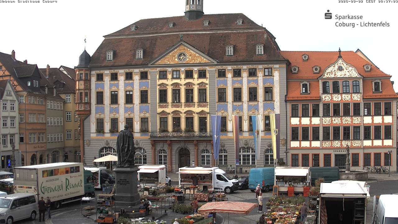 Archiv Foto Webcam Stadthaus Coburg