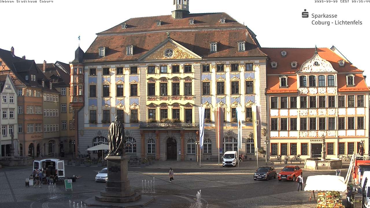 Archiv Foto Webcam Stadthaus Coburg