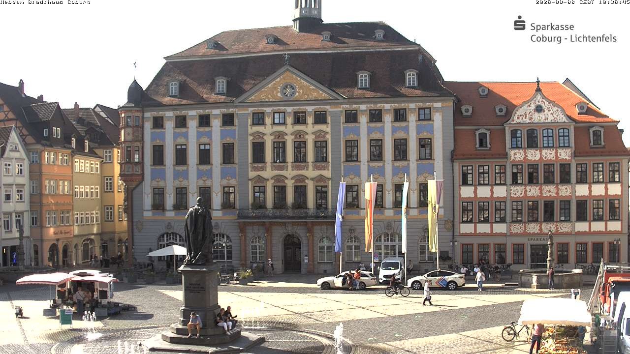 Archiv Foto Webcam Stadthaus Coburg