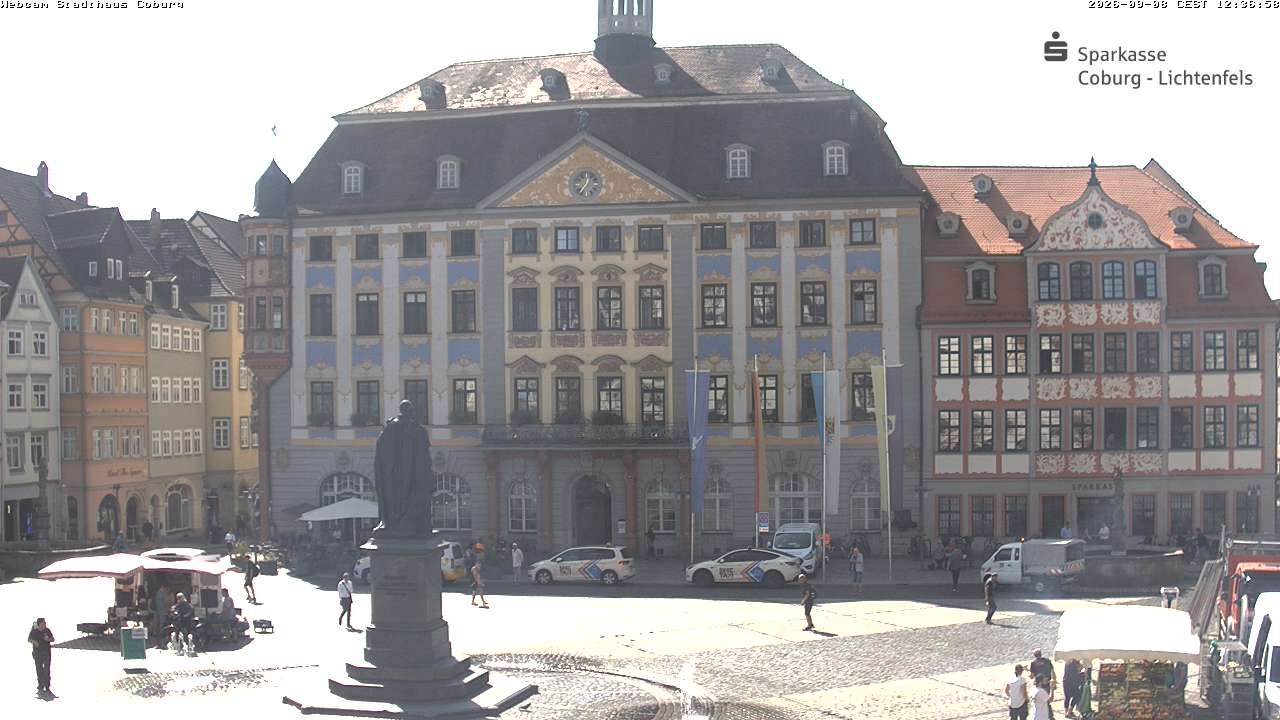 Archiv Foto Webcam Stadthaus Coburg