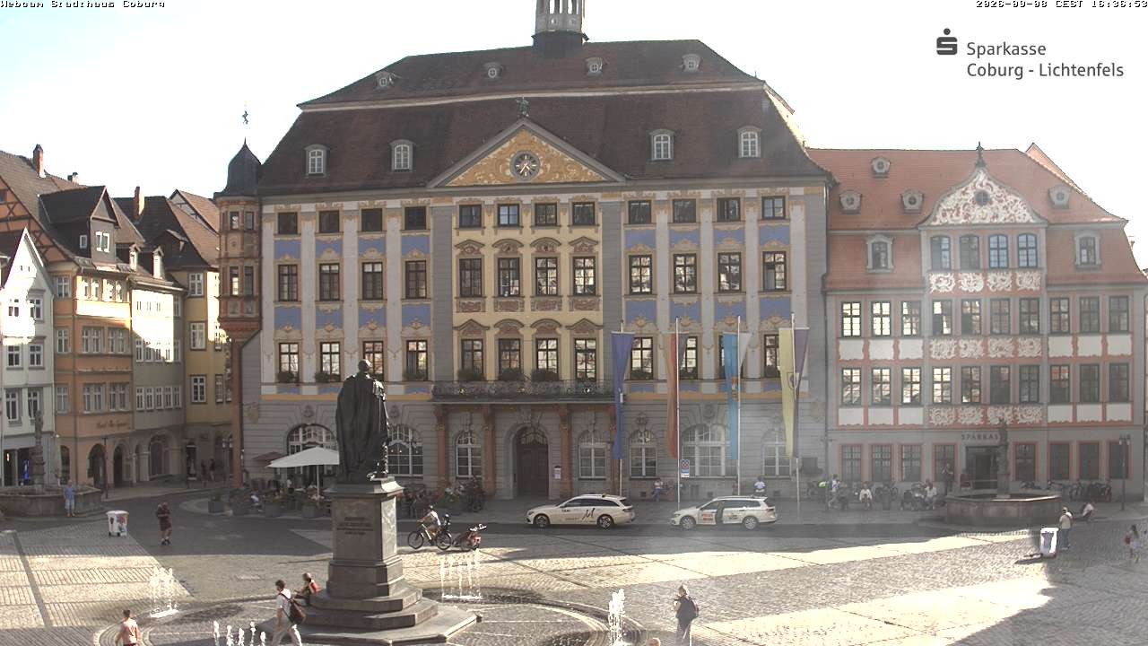 Archiv Foto Webcam Stadthaus Coburg