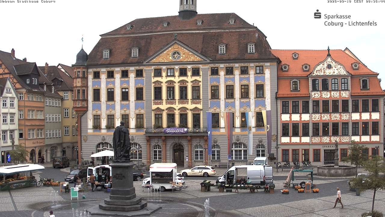 Archiv Foto Webcam Stadthaus Coburg