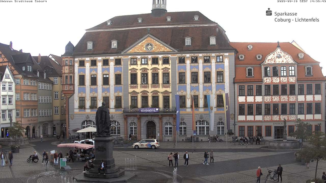 Archiv Foto Webcam Stadthaus Coburg