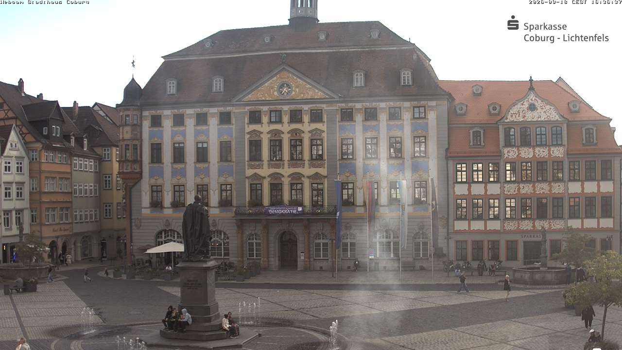 Archiv Foto Webcam Stadthaus Coburg
