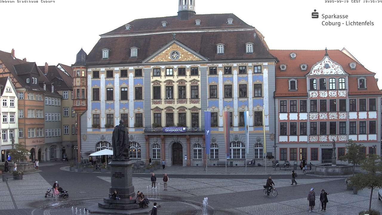 Archiv Foto Webcam Stadthaus Coburg