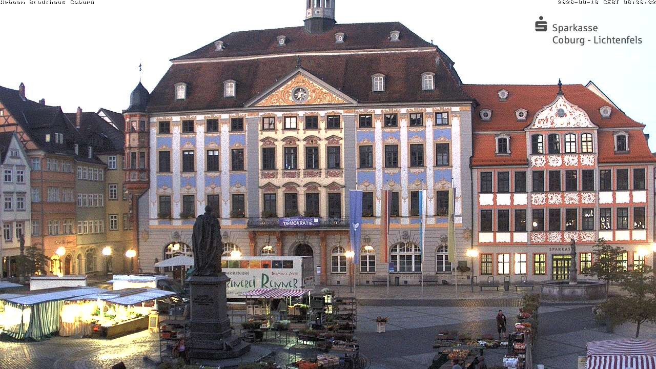 Archiv Foto Webcam Stadthaus Coburg