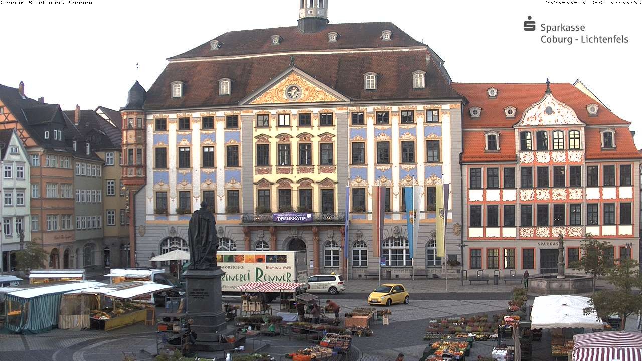 Archiv Foto Webcam Stadthaus Coburg