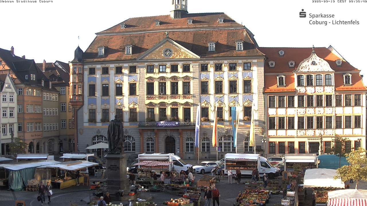 Archiv Foto Webcam Stadthaus Coburg