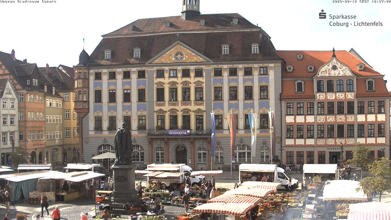 Archiv Foto Webcam Stadthaus Coburg
