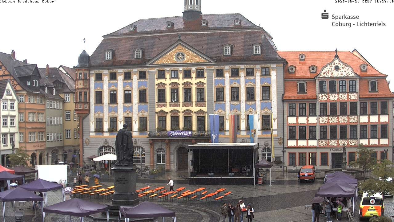 Archiv Foto Webcam Stadthaus Coburg