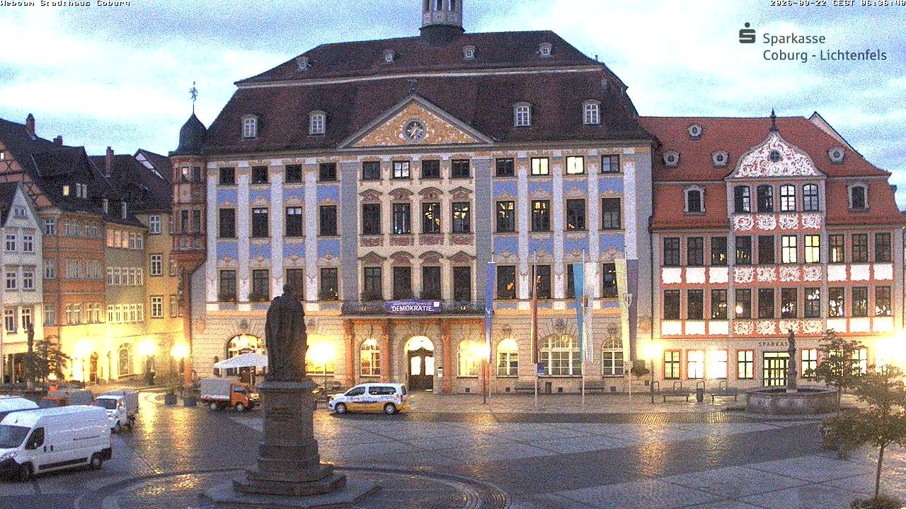 Archiv Foto Webcam Stadthaus Coburg