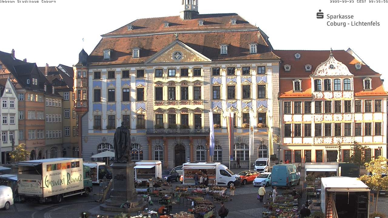 Archiv Foto Webcam Stadthaus Coburg