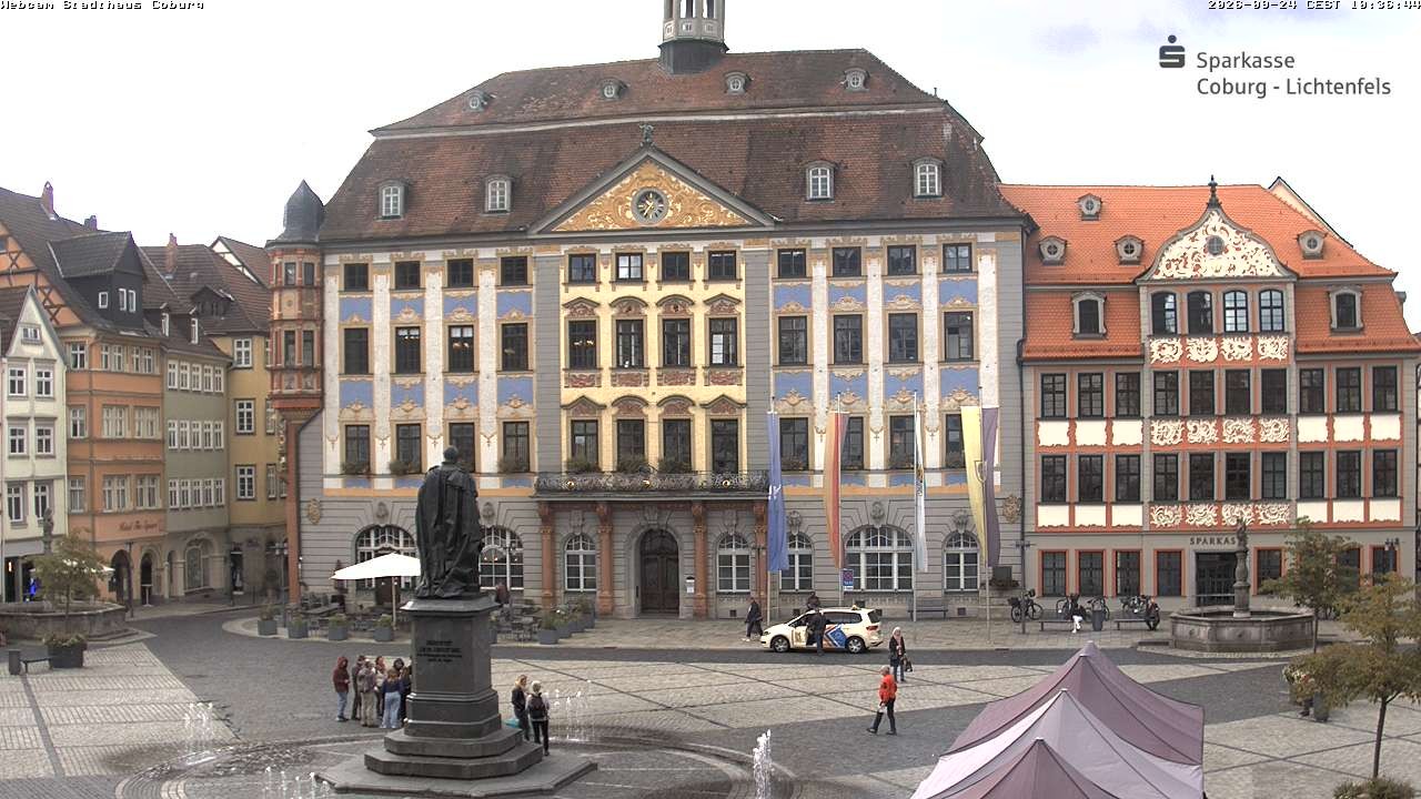 Archiv Foto Webcam Stadthaus Coburg