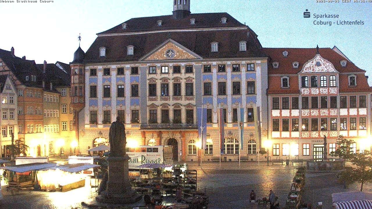 Archiv Foto Webcam Stadthaus Coburg