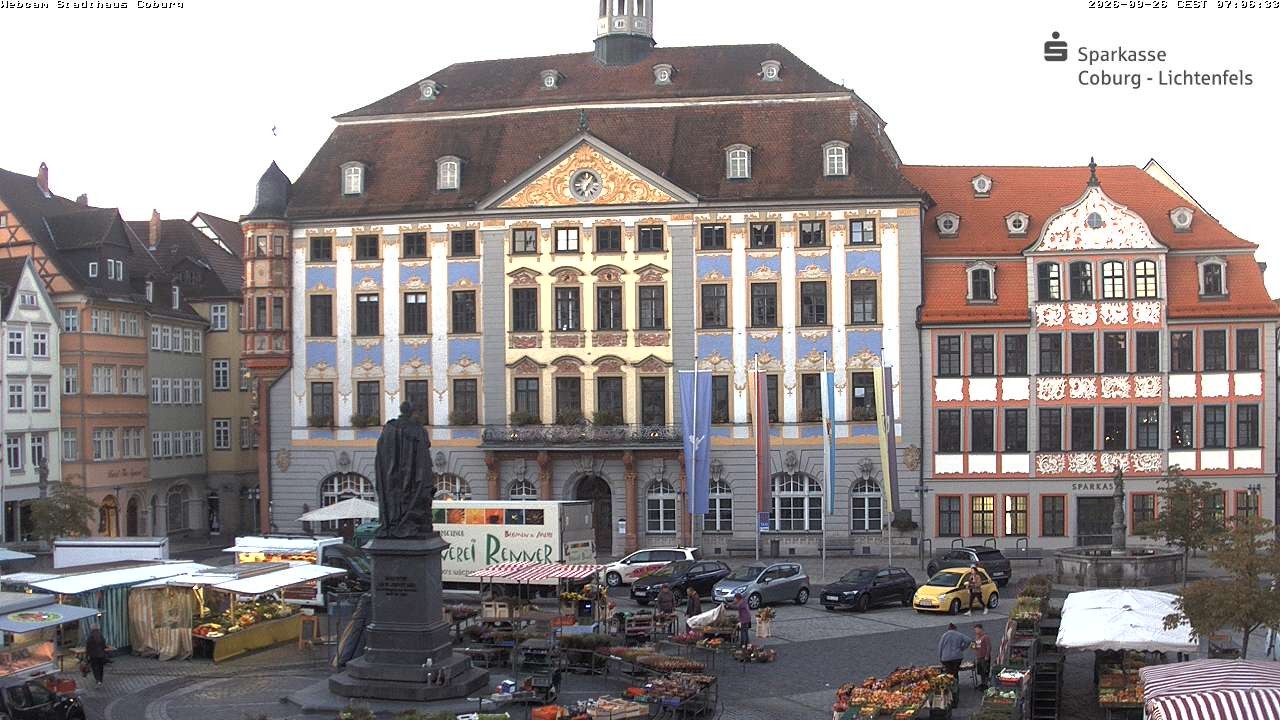 Archiv Foto Webcam Stadthaus Coburg