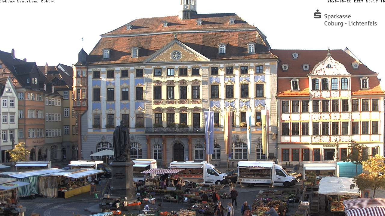 Archiv Foto Webcam Stadthaus Coburg