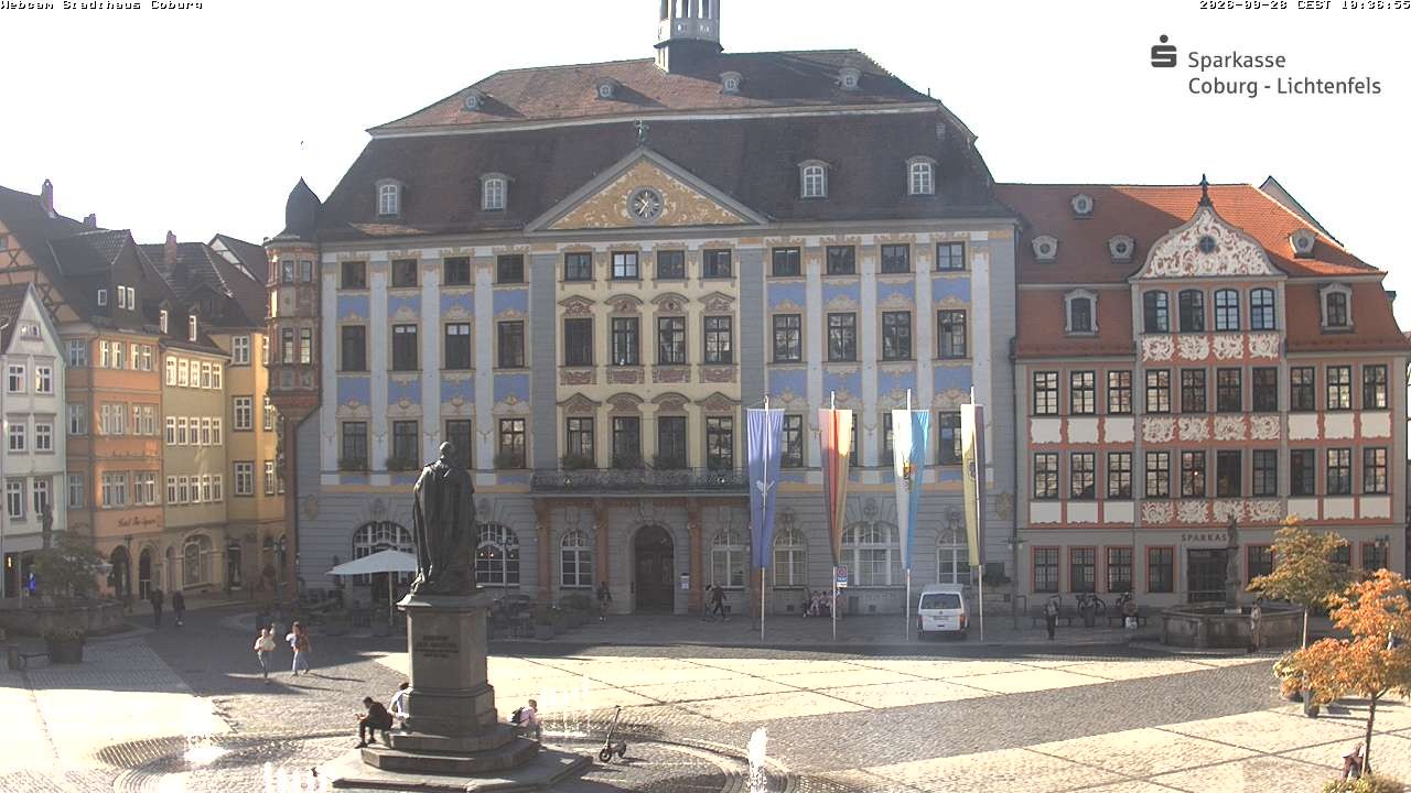 Archiv Foto Webcam Stadthaus Coburg