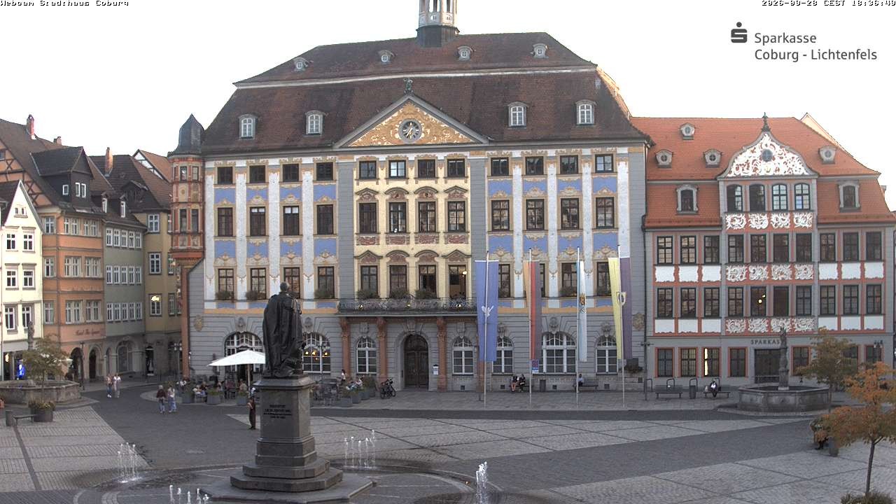 Archiv Foto Webcam Stadthaus Coburg