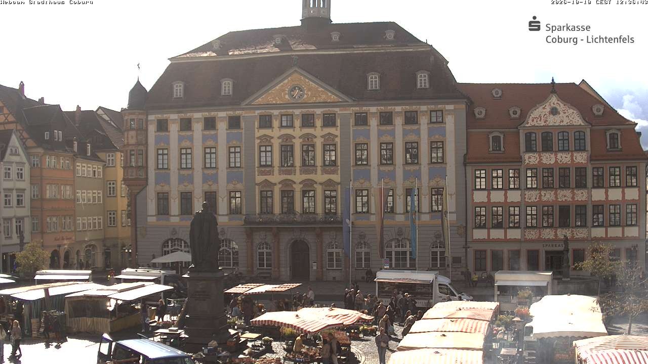 Archiv Foto Webcam Stadthaus Coburg