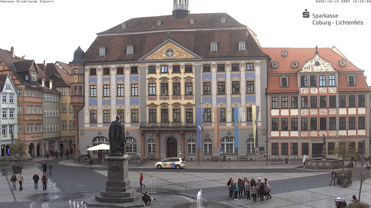 Archiv Foto Webcam Stadthaus Coburg