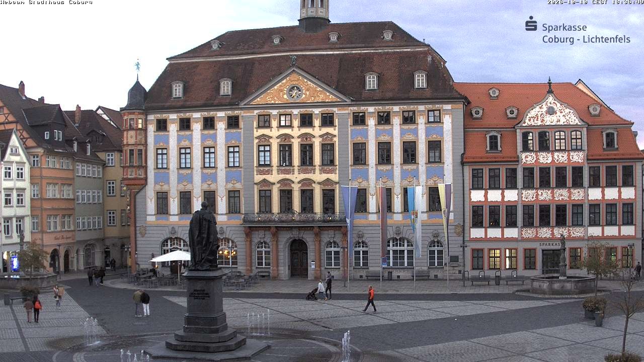 Archiv Foto Webcam Stadthaus Coburg
