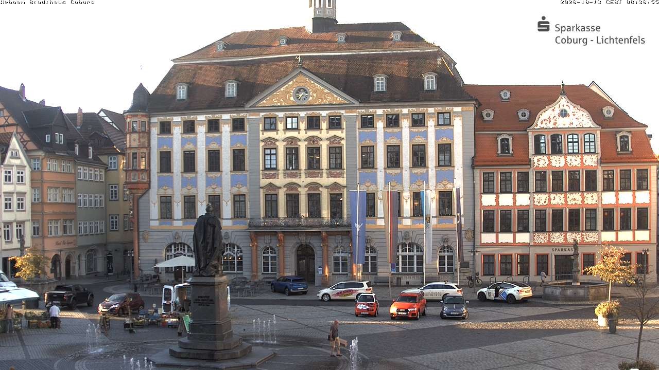 Archiv Foto Webcam Stadthaus Coburg
