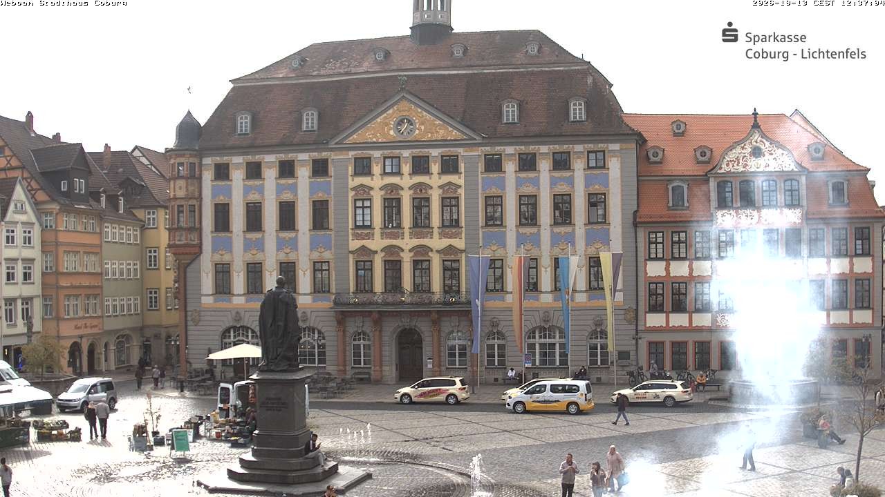Archiv Foto Webcam Stadthaus Coburg