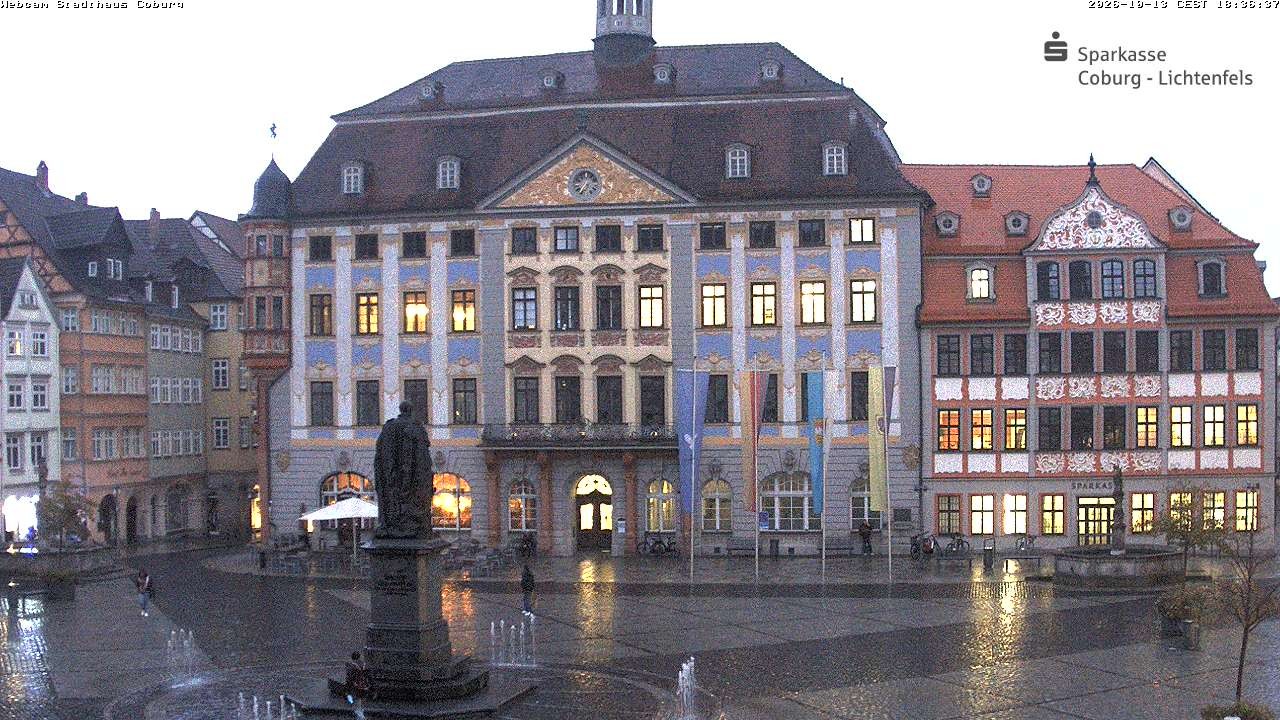 Archiv Foto Webcam Stadthaus Coburg