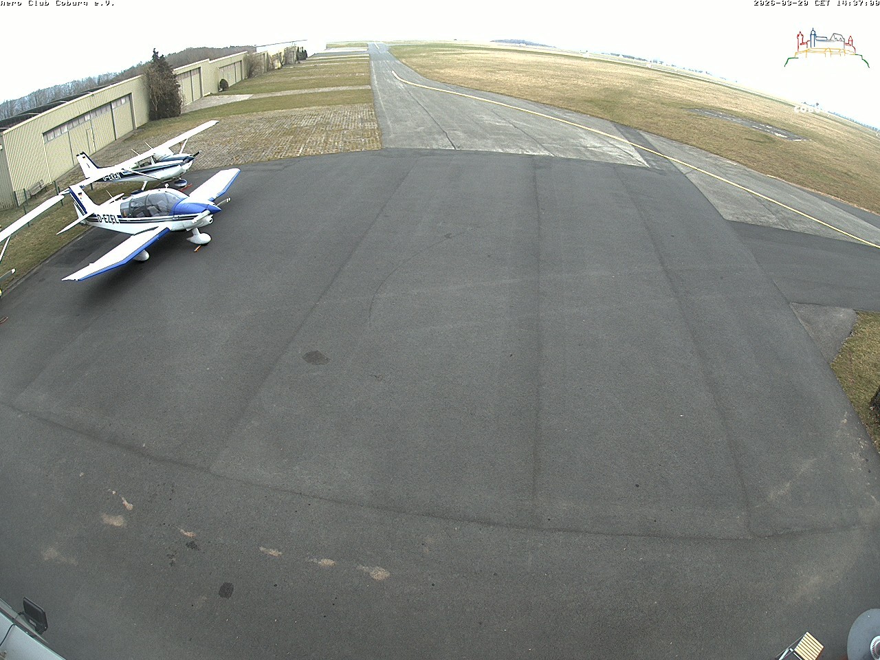 Archiv Foto Webcam Vorfeld Aero Club Coburg