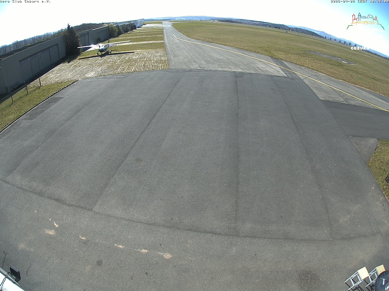Archiv Foto Webcam Vorfeld Aero Club Coburg