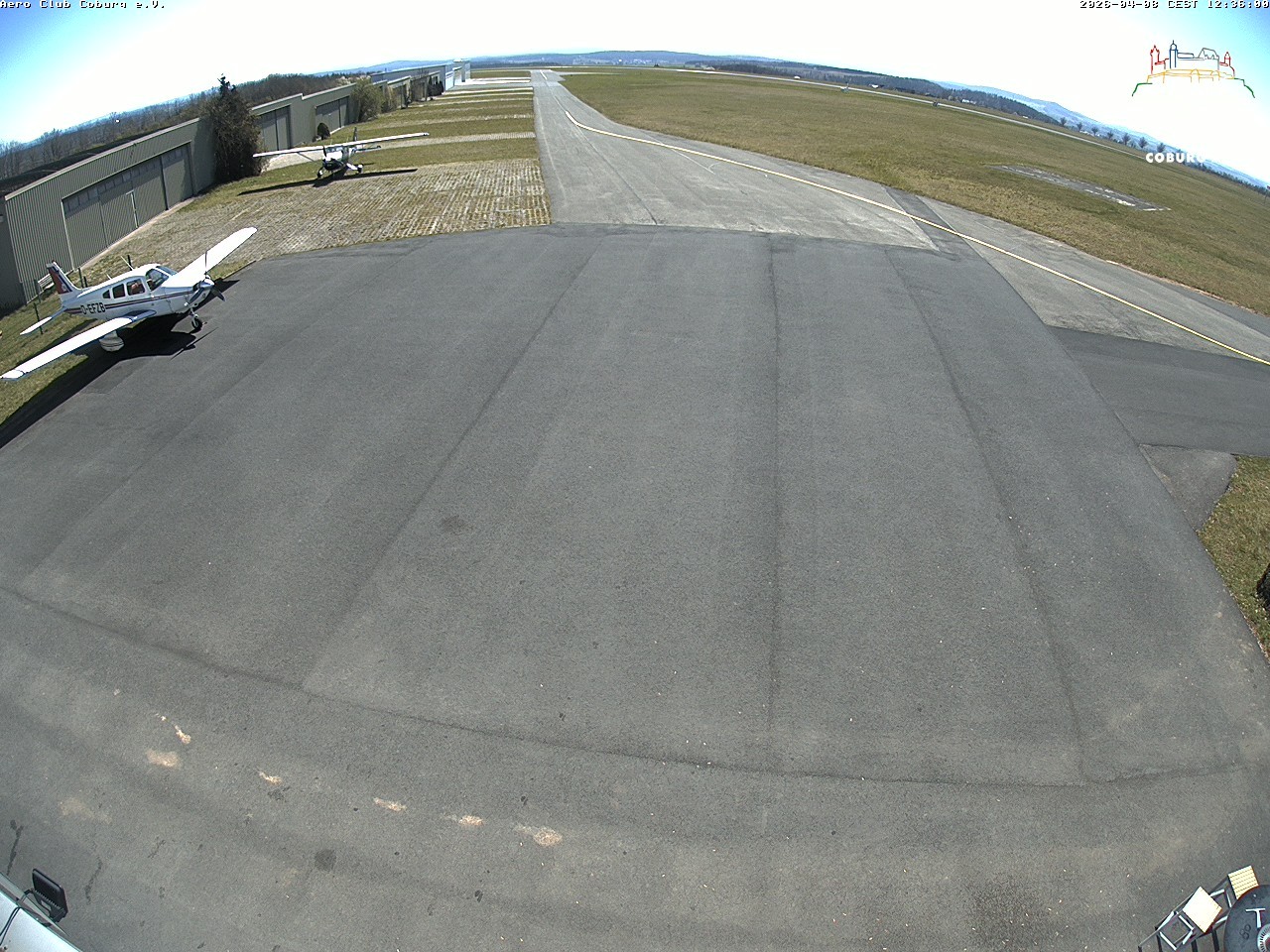 Archiv Foto Webcam Vorfeld Aero Club Coburg