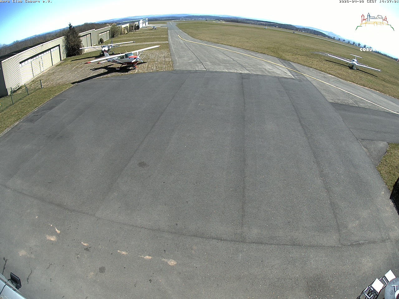 Archiv Foto Webcam Vorfeld Aero Club Coburg