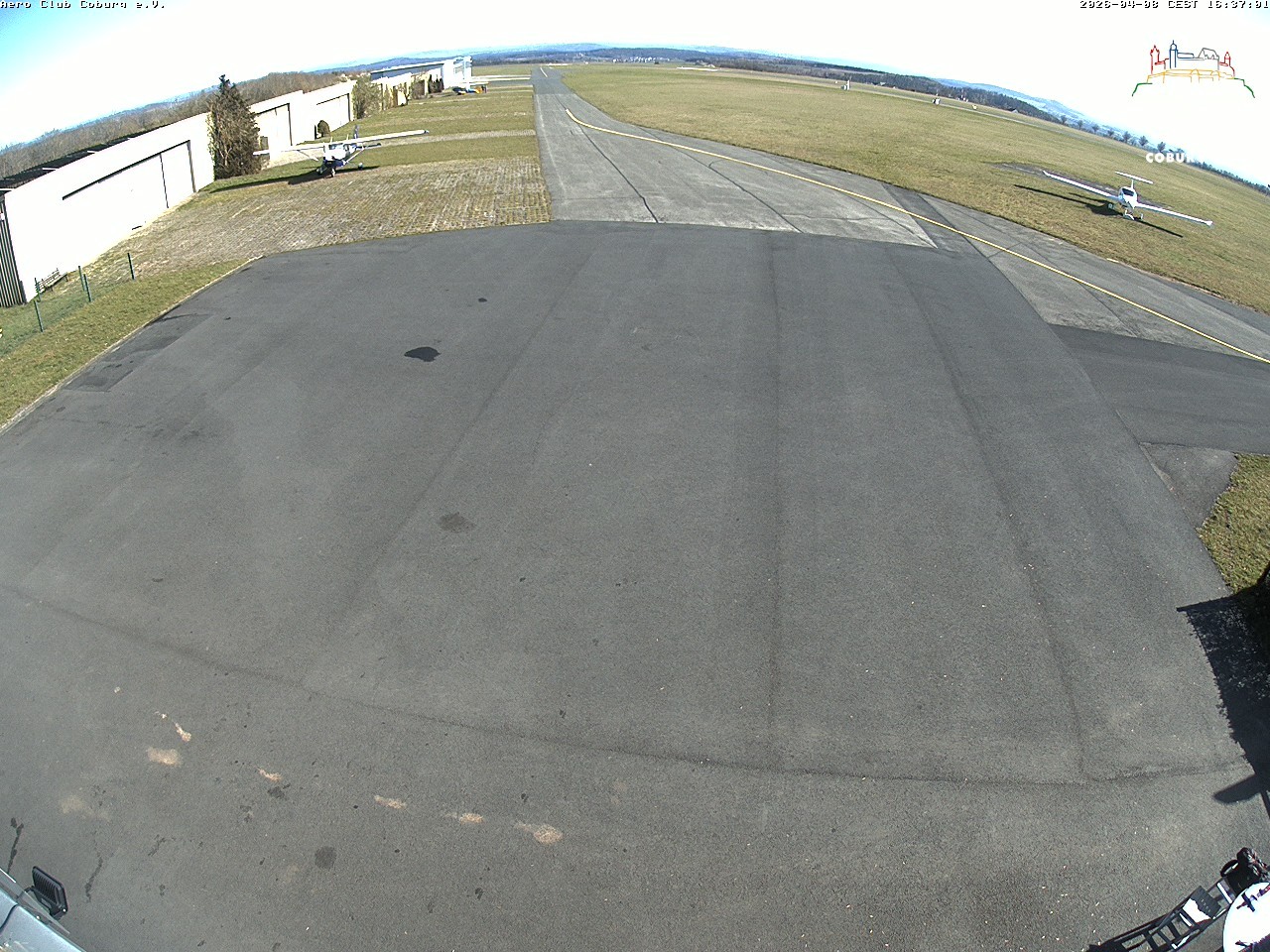 Archiv Foto Webcam Vorfeld Aero Club Coburg