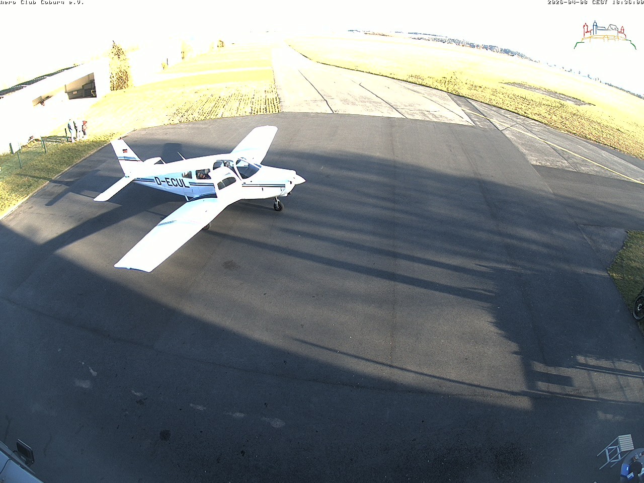 Archiv Foto Webcam Vorfeld Aero Club Coburg