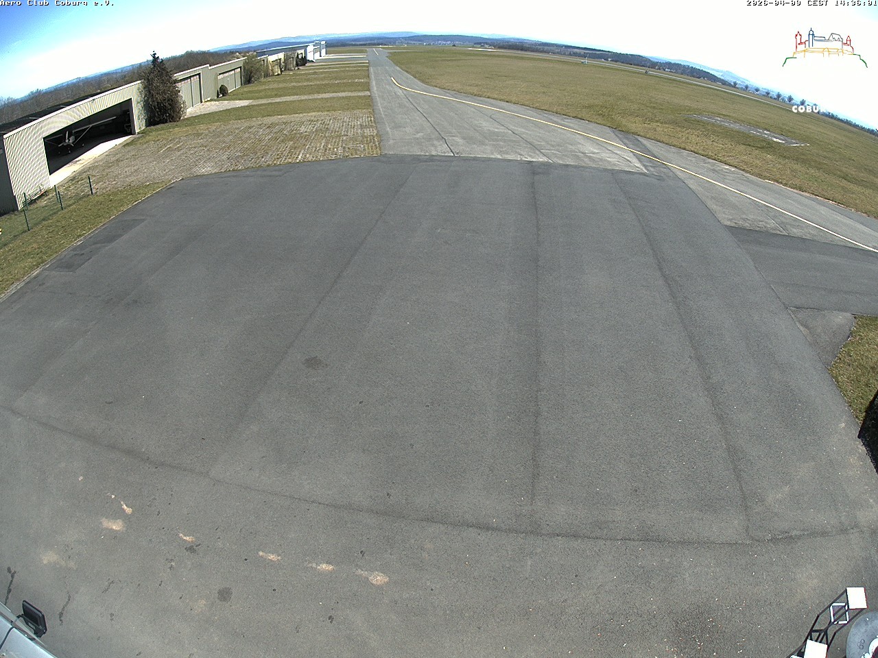 Archiv Foto Webcam Vorfeld Aero Club Coburg